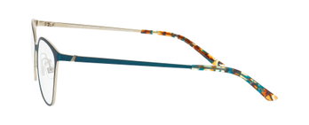 Auf diesem Bild sehen Sie die Korrektionsbrille 9321 von Prodesign Denmark in der Farbe Blau.